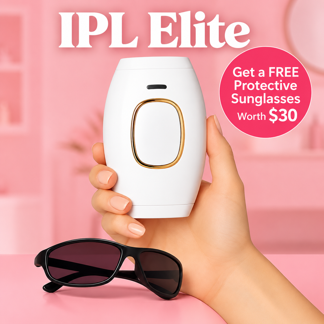 IPL Hair Removal Device | 5 Intensity Levels, 500,000 Light Flashes | Painless, Long-Lasting Smooth Skin for Home Use