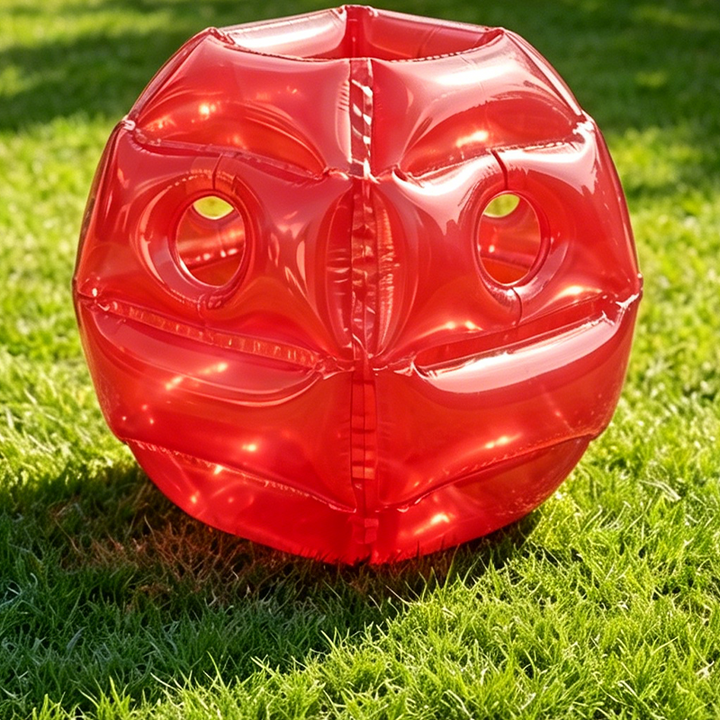 Inflatable Ball Toy PVC Air-Filled Bounce with Padded Cushioning Quick Inflate