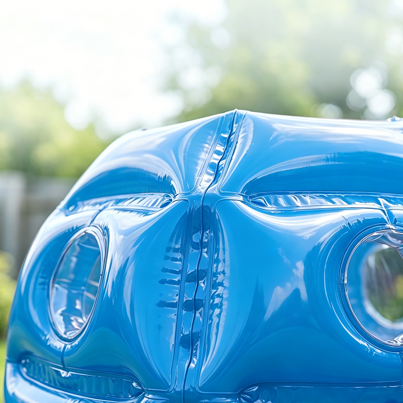 Inflatable Ball Toy PVC Air-Filled Bounce with Padded Cushioning Quick Inflate