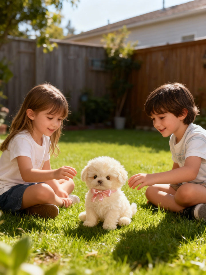 Interactive Robot Puppy Toy | Walks, Barks &amp; Wags Tail | Plush Battery-Operated Companion Toy for Kids and Collectors