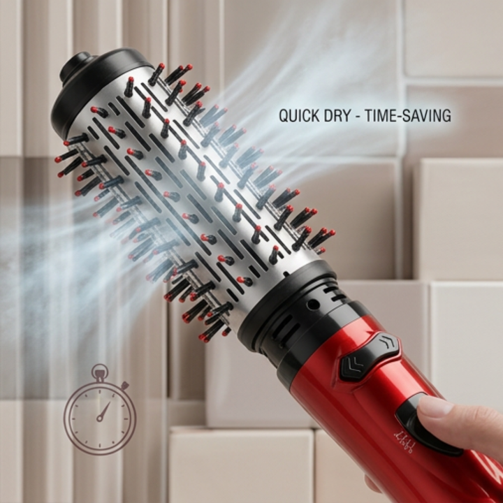 Ionic Hair Dryer for All Hair Types | Adjustable Heat and Airflow Settings | Fast Drying, Frizz-Free, Shiny Finish