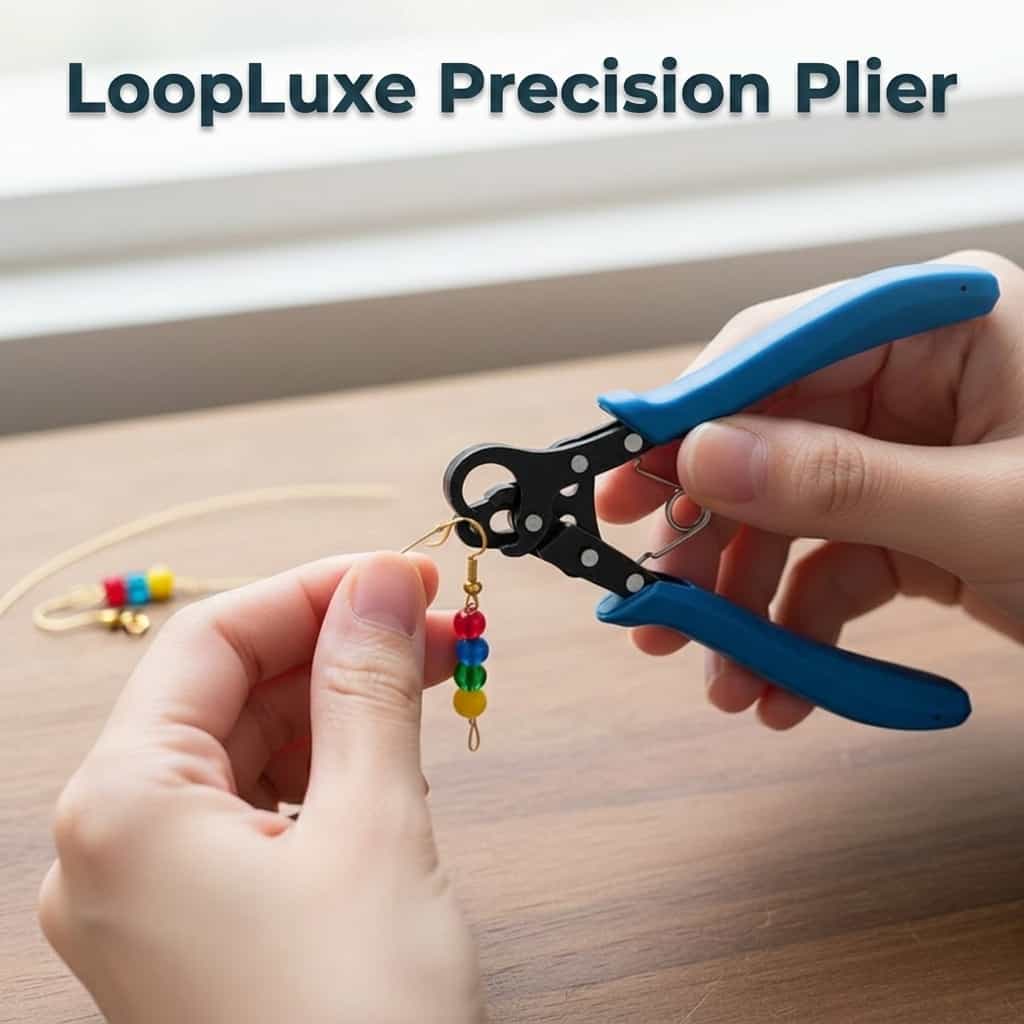 Jewellery Loop Pliers Stainless Steel | Ergonomic Non-Slip Handles | Uniform Loops for Wire-Wrapped Jewellery Making
