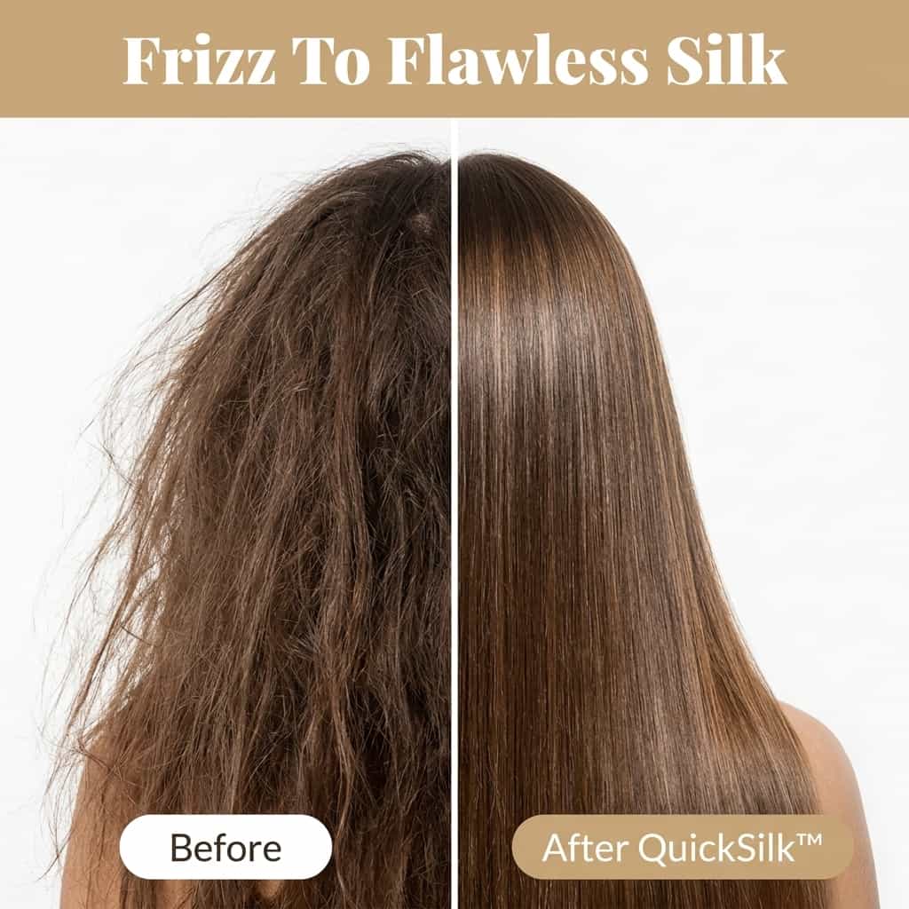 Keratin Hair Mask with Collagen Formula | Repairs Split Ends &amp; Reduces Frizz | 5-Minute Salon-Quality Shine Treatment