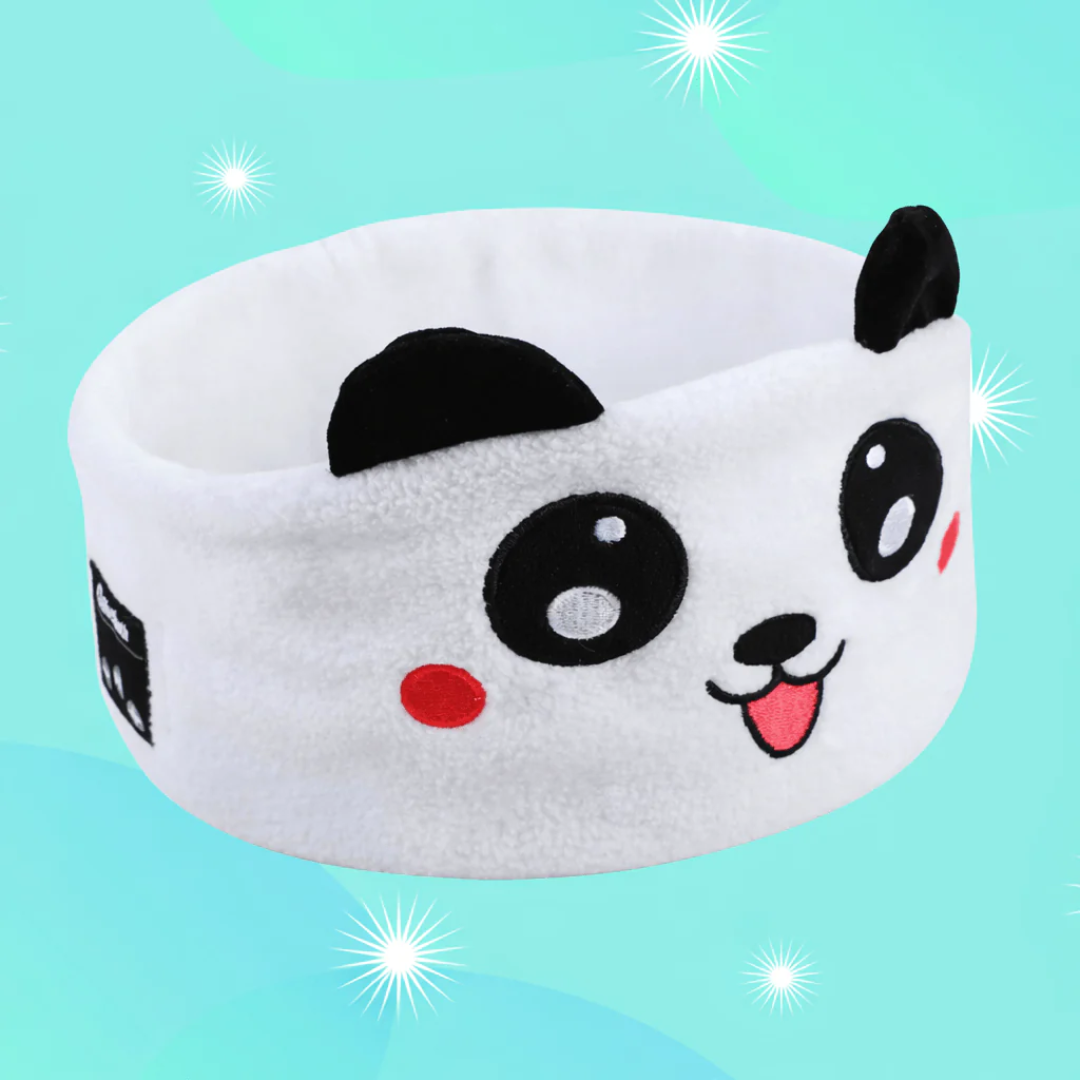 Kids Animal Print Sleep Headband Light Blocking Eye Mask