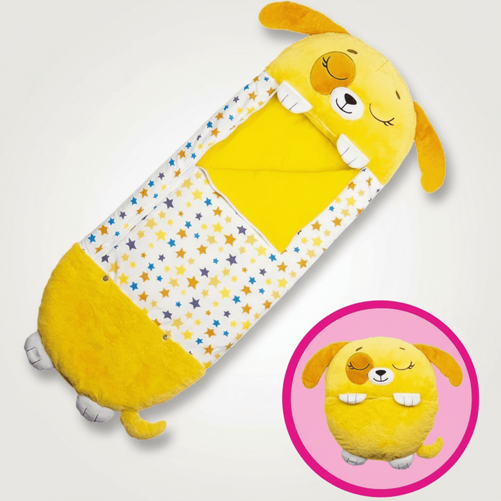 Kids Sleeping Bag | Folds Into A Plush Animal Toy