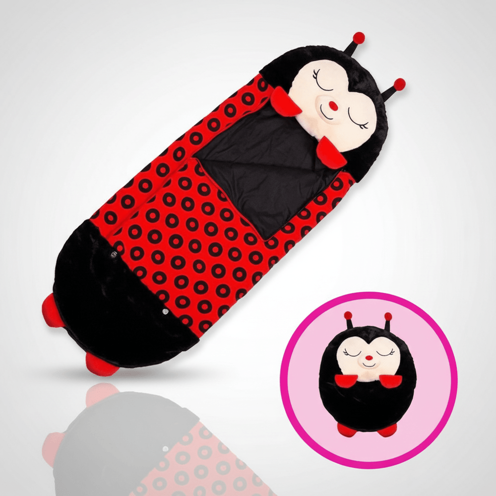 Kids Sleeping Bag | Folds Into A Plush Animal Toy