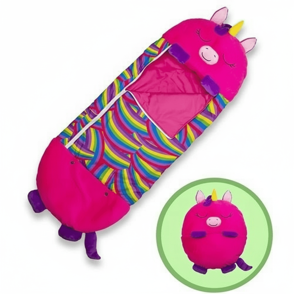 Kids Sleeping Bag | Folds Into A Plush Animal Toy