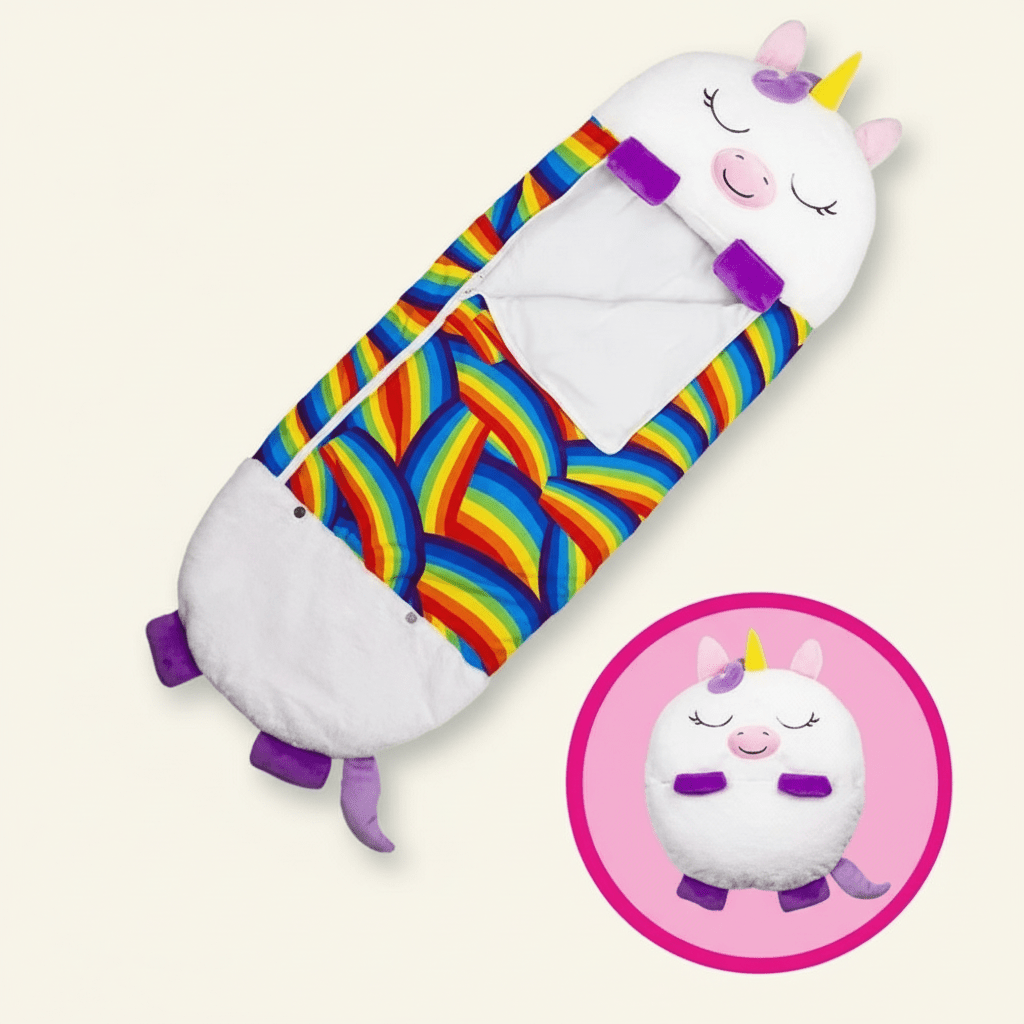 Kids Sleeping Bag | Folds Into A Plush Animal Toy