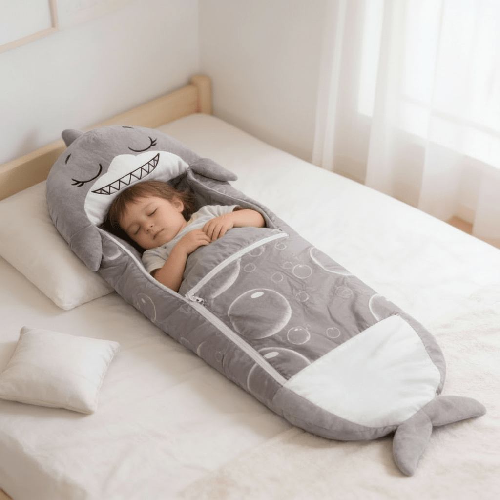 Kids Sleeping Bag | Folds Into A Plush Animal Toy