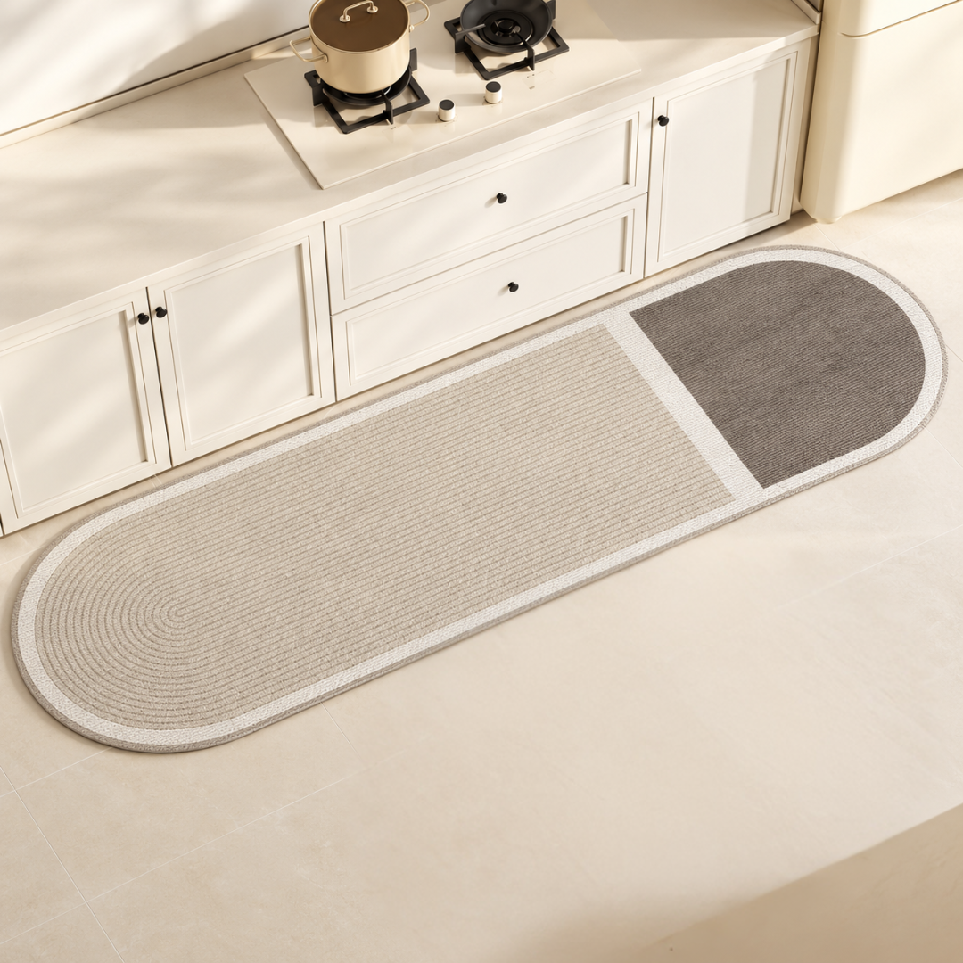 Kitchen Mat Anti-Fatigue Non-Slip Cushioned with Quick-Drying Surface