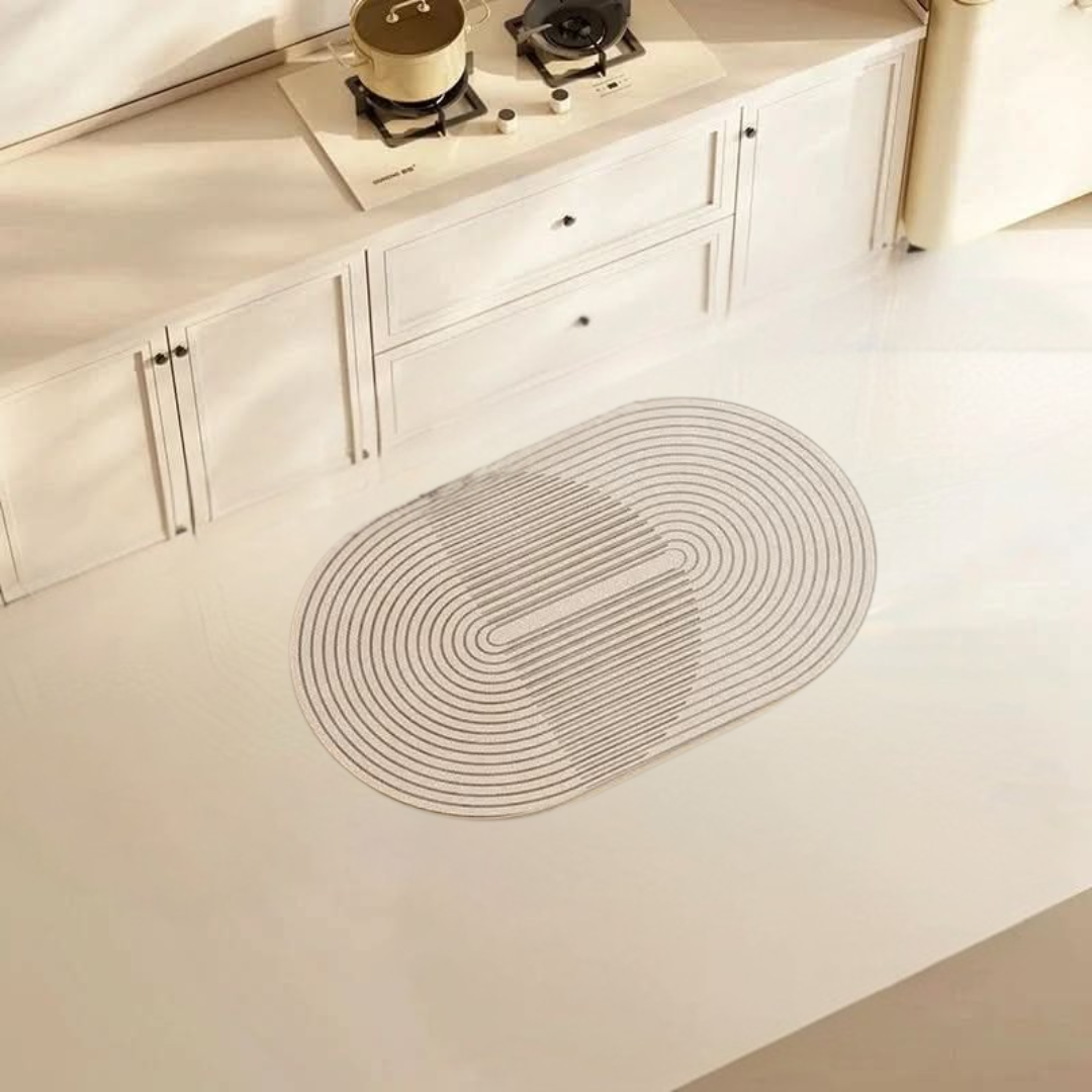 Kitchen Mat Anti-Fatigue Non-Slip Cushioned with Quick-Drying Surface