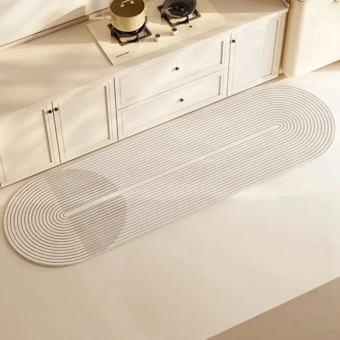 Kitchen Mat Anti-Fatigue Non-Slip Cushioned with Quick-Drying Surface
