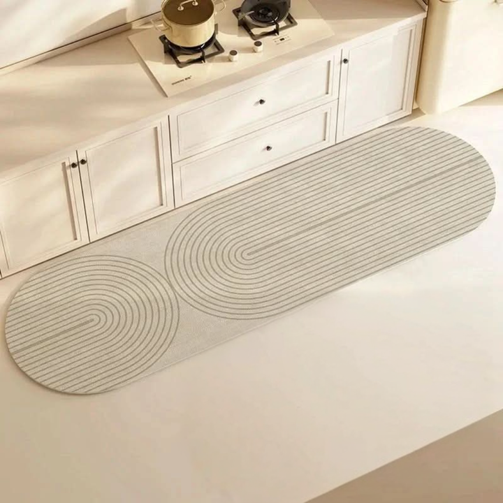 Kitchen Mat Anti-Fatigue Non-Slip Cushioned with Quick-Drying Surface