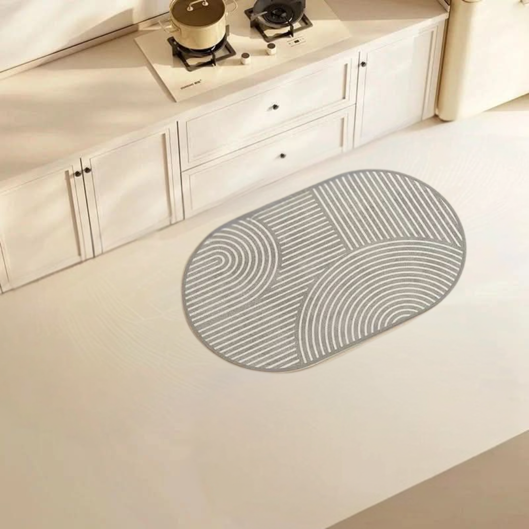 Kitchen Mat Anti-Fatigue Non-Slip Cushioned with Quick-Drying Surface