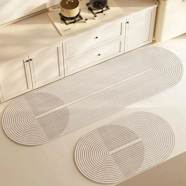 Kitchen Mat Anti-Fatigue Non-Slip Cushioned with Quick-Drying Surface