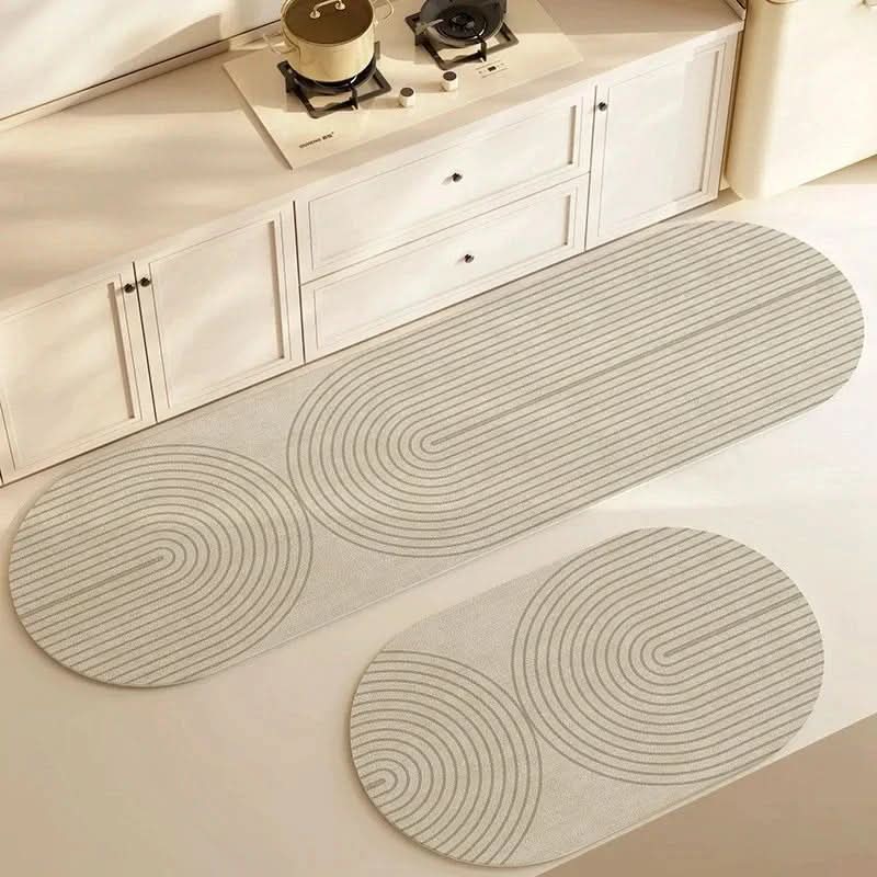 Kitchen Mat Anti-Fatigue Non-Slip Cushioned with Quick-Drying Surface