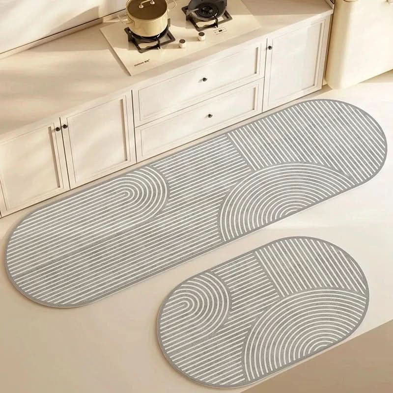 Kitchen Mat Anti-Fatigue Non-Slip Cushioned with Quick-Drying Surface