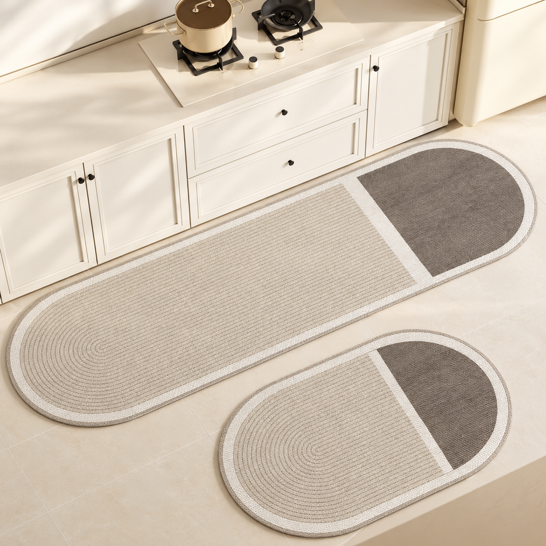 Kitchen Mat Anti-Fatigue Non-Slip Cushioned with Quick-Drying Surface