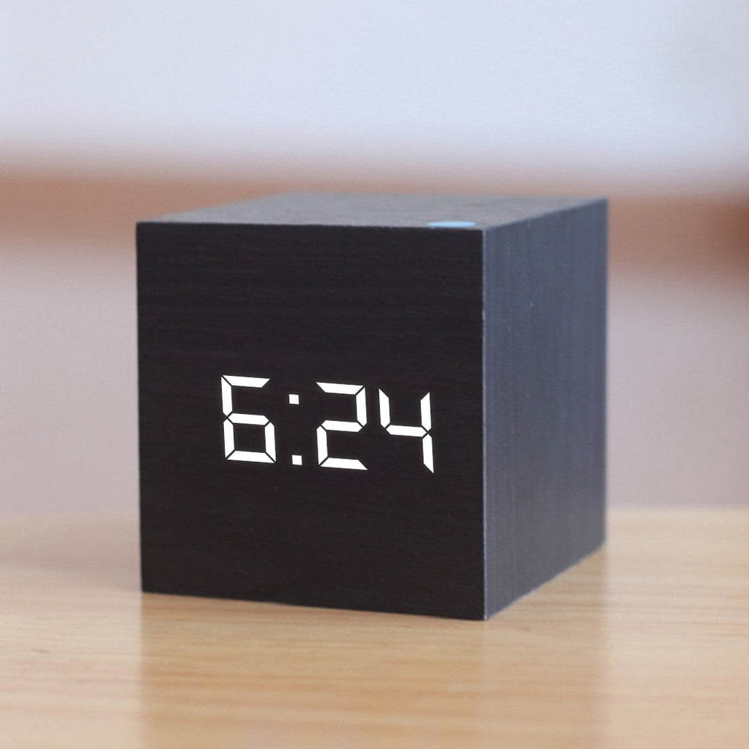 LED Alarm Clock Digital Dimmable USB Powered with Temperature Display