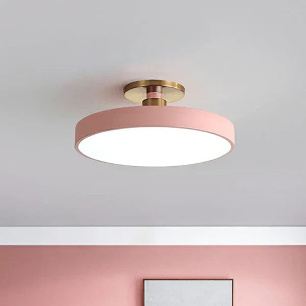 LED Ceiling Lamp Round Modern Flush Mount with Dual Colour Temperature