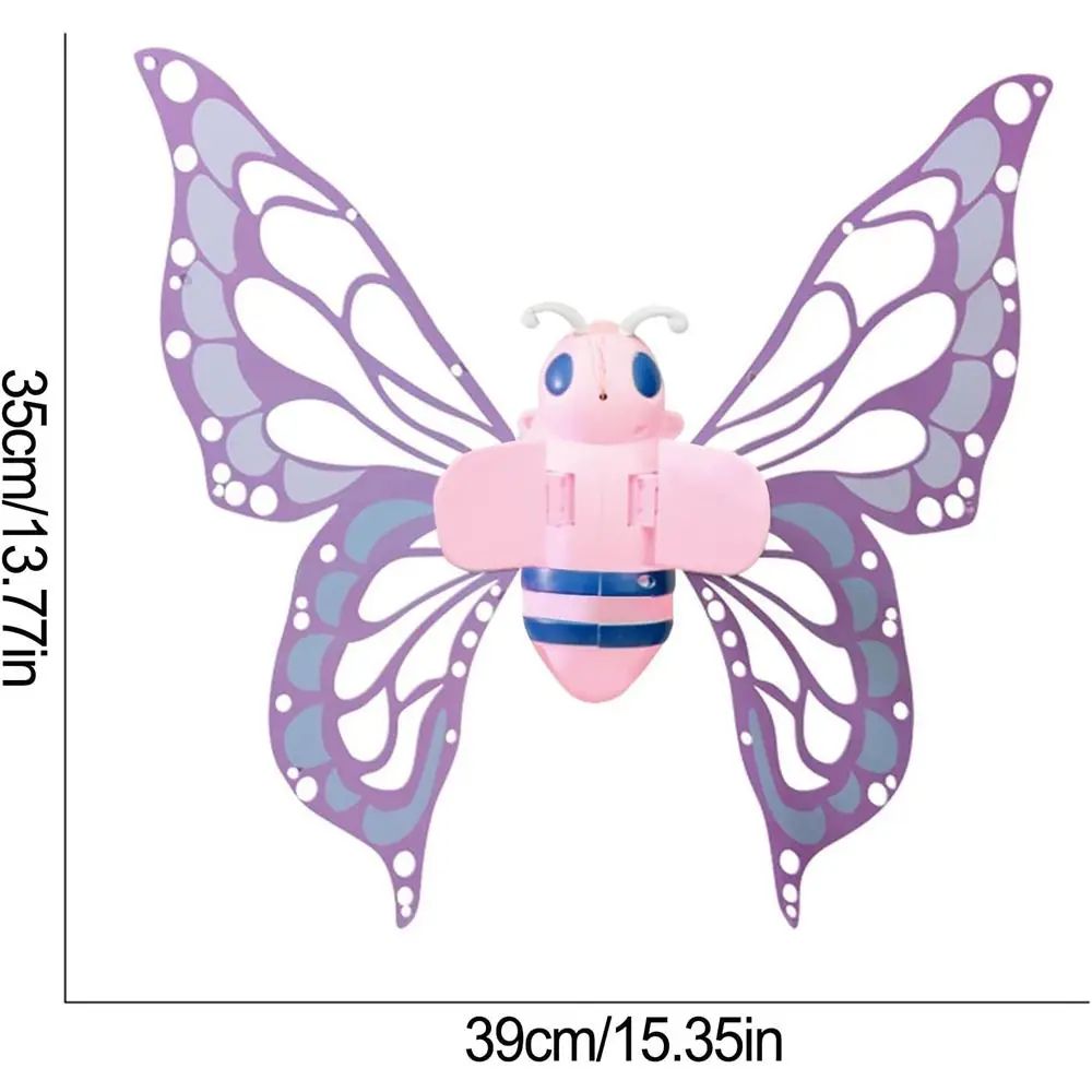 LED Fairy Wings Costume | Light-Up Wings with Adjustable Straps | Glowing Accessory for Halloween, Christmas and Parties