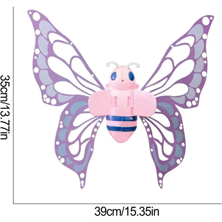 LED Fairy Wings Costume | Light-Up Wings with Adjustable Straps | Glowing Accessory for Halloween, Christmas and Parties