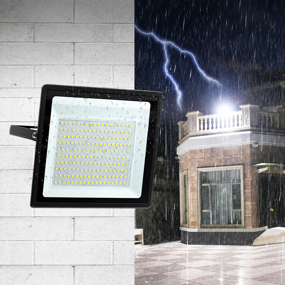 LED Flood Light Aluminium | 120-Degree Wide Beam Outdoor Security Lamp | IP66 Waterproof, All-Weather Durability
