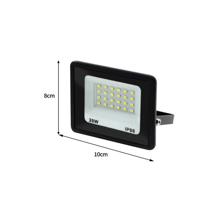 LED Flood Light Aluminium | 120-Degree Wide Beam Outdoor Security Lamp | IP66 Waterproof, All-Weather Durability