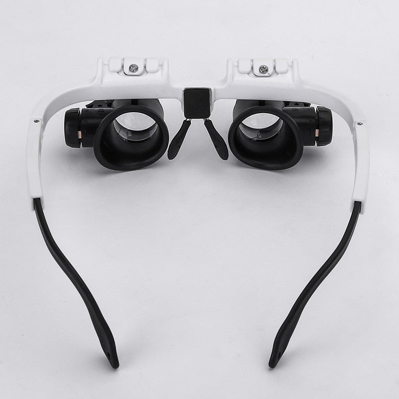 LED Magnifier Lamp Adjustable Lightweight with 3 Magnification Levels