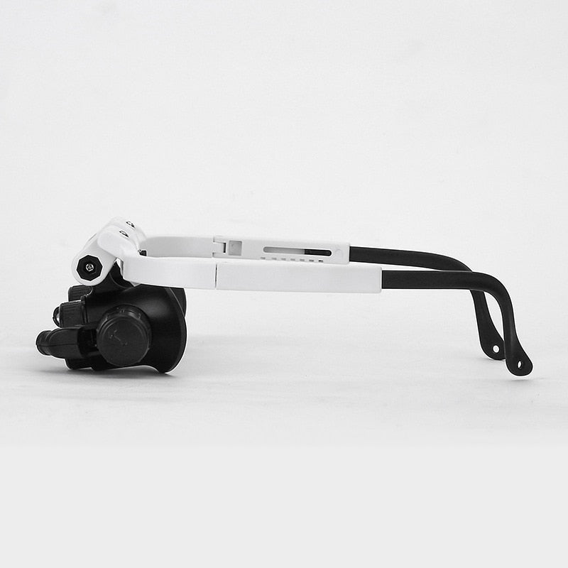 LED Magnifier Lamp Adjustable Lightweight with 3 Magnification Levels