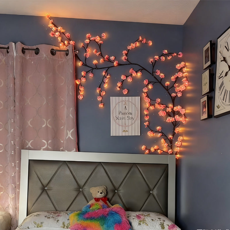 LED Mood Lighting Floral Vine Flexible USB Powered with Remote Control