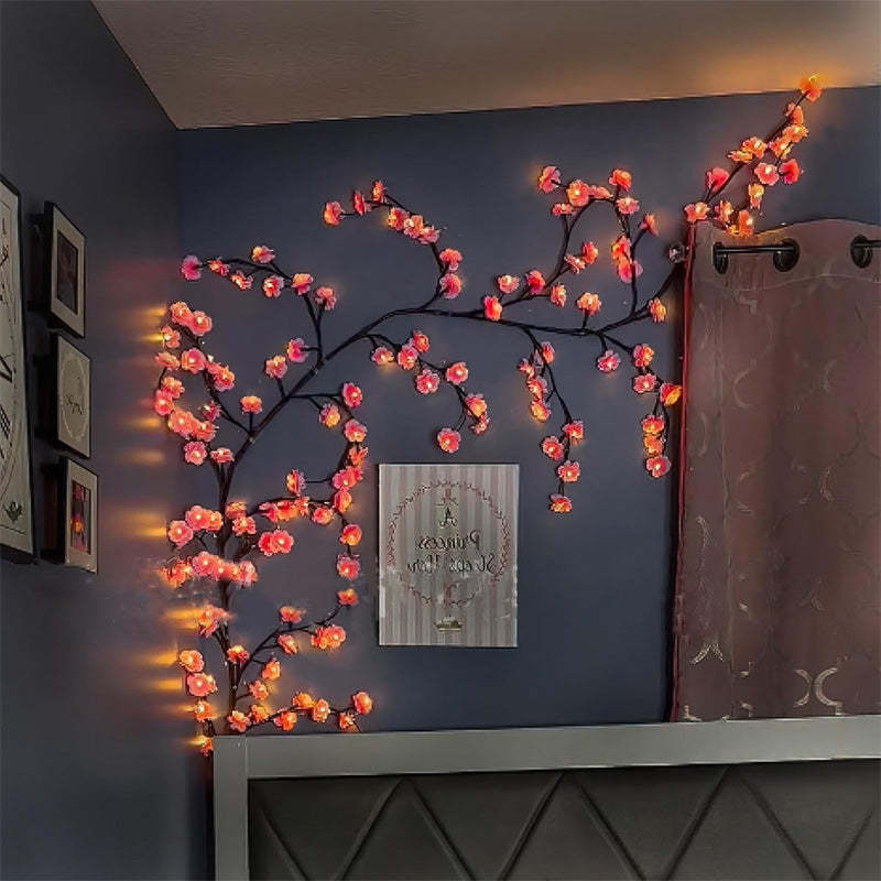 LED Mood Lighting Floral Vine Flexible USB Powered with Remote Control