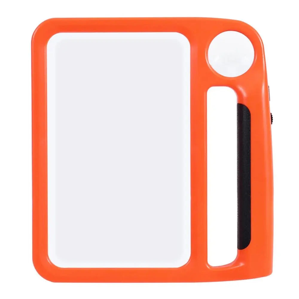 LED Reading Magnifier with 48 LEDs | 5x &amp; 10x Magnification, Large Acrylic Lens | USB Rechargeable or Battery Powered
