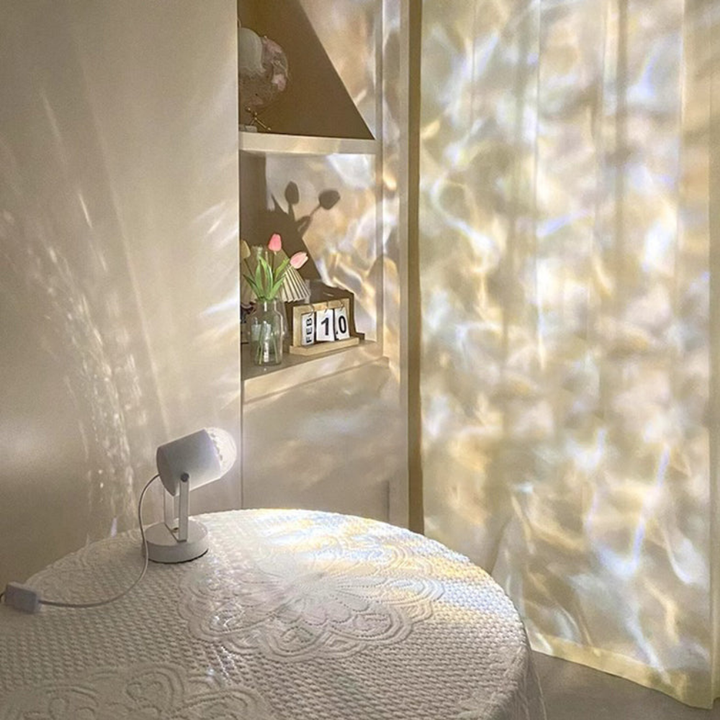 LED Table Lamp | Tilting Spot Head, Rippling Light Cast