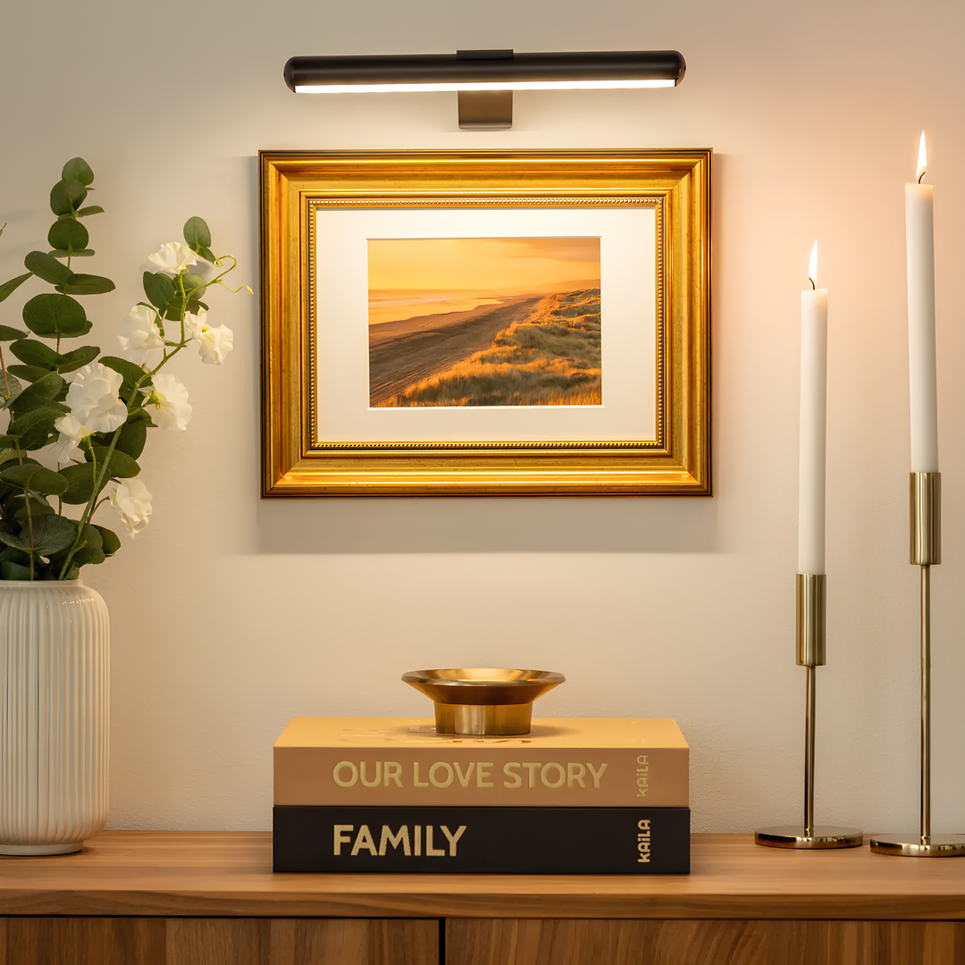 LED Wall Light Wireless Rechargeable Adjustable with Remote Control