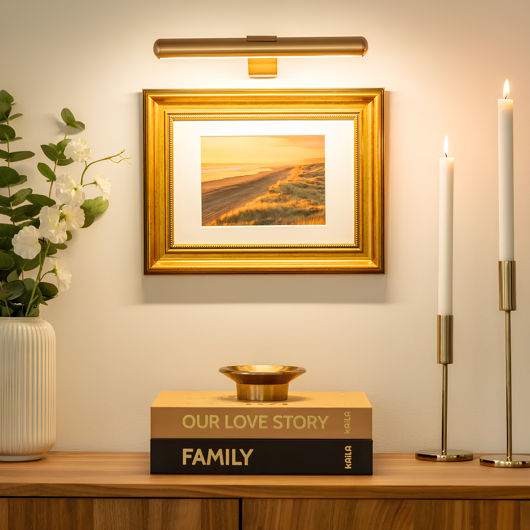 LED Wall Light Wireless Rechargeable Adjustable with Remote Control