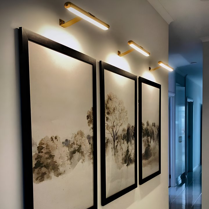 LED Wall Light Wireless Rechargeable Adjustable with Remote Control