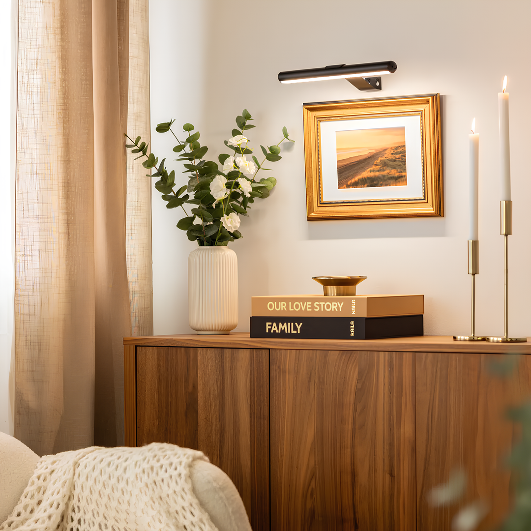 LED Wall Light Wireless Rechargeable Adjustable with Remote Control