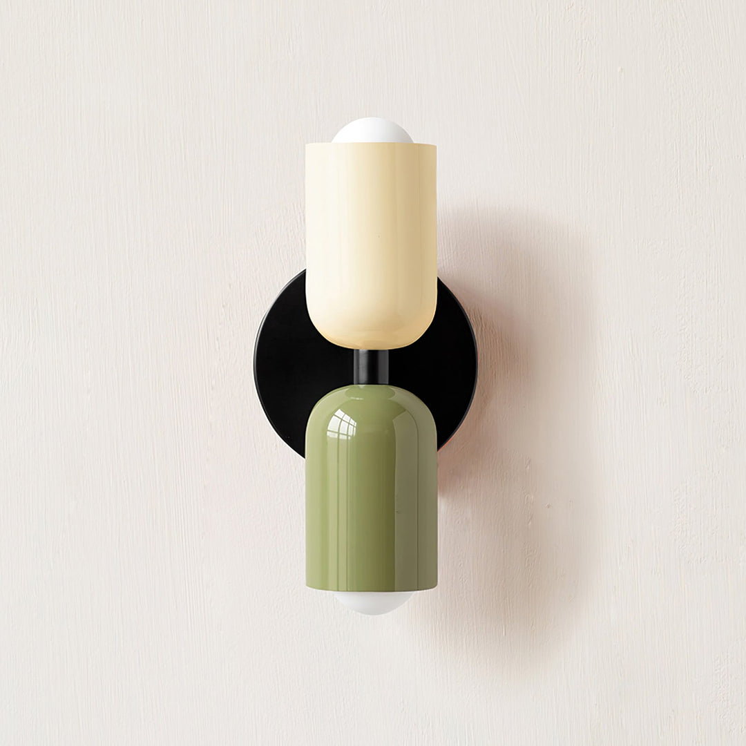 Retro Double-Head Wall Sconce Adjustable Swivel Shades 1