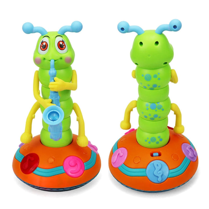 Light Up Dancing Caterpillar Toy LED Glow 5 Melodies 2 Modes