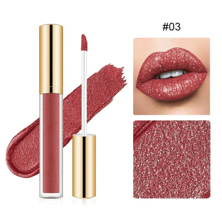 Liquid Lipstick for Women | Chamomile &amp; Soy Extract Formula | 12-Hour Fade-Resistant Colour with Mirror-Like Gloss