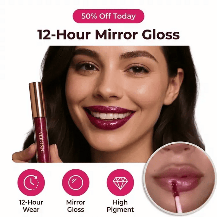 Liquid Lipstick for Women | Chamomile &amp; Soy Extract Formula | 12-Hour Fade-Resistant Colour with Mirror-Like Gloss