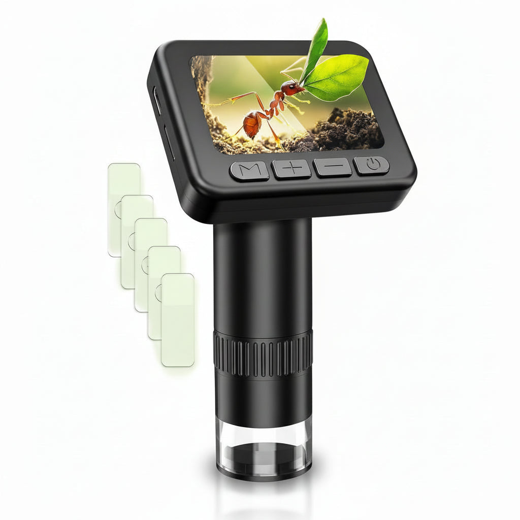 Digital Microscope HD Screen | 50x-1000x Magnification, 1080P Video & Photo Capture | Rechargeable 800mAh Battery 1