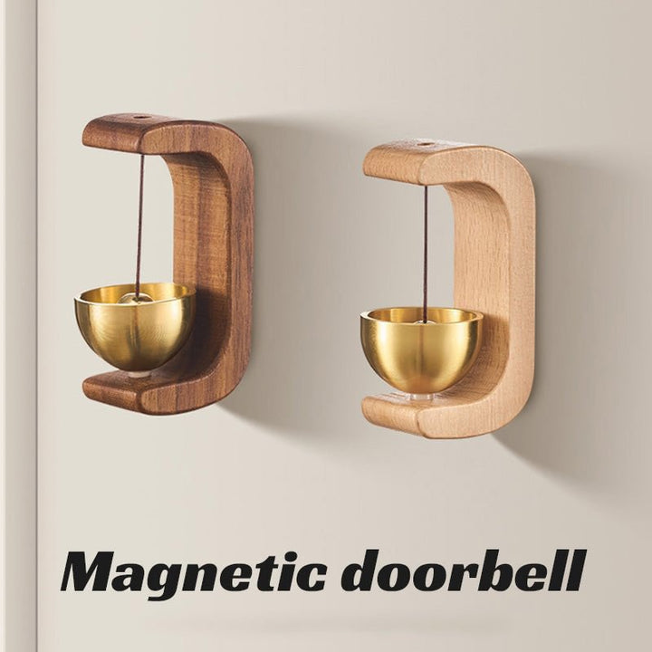Magnetic Door Chime | Suspended Bell On A Curved Frame