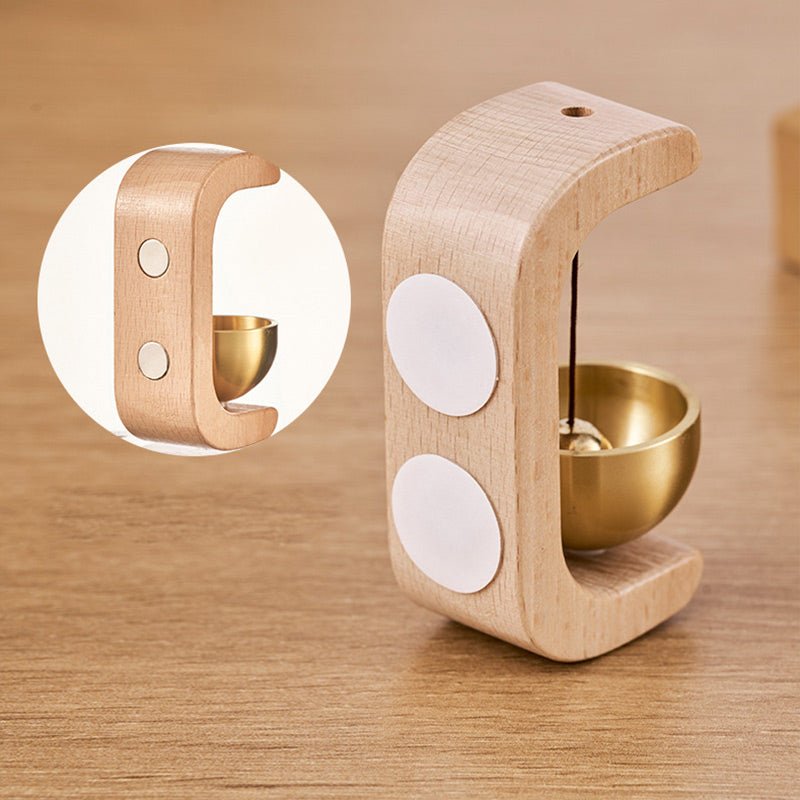Magnetic Door Chime | Suspended Bell On A Curved Frame