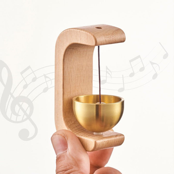 Magnetic Door Chime | Suspended Bell On A Curved Frame