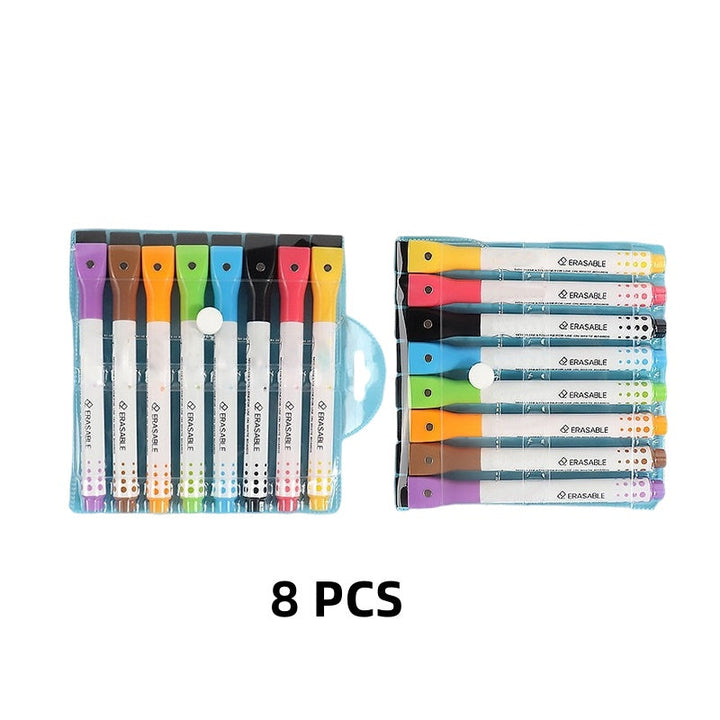 Magnetic Fridge Calendar Planner Board Dry Erase with Neon Fine-Tip Markers