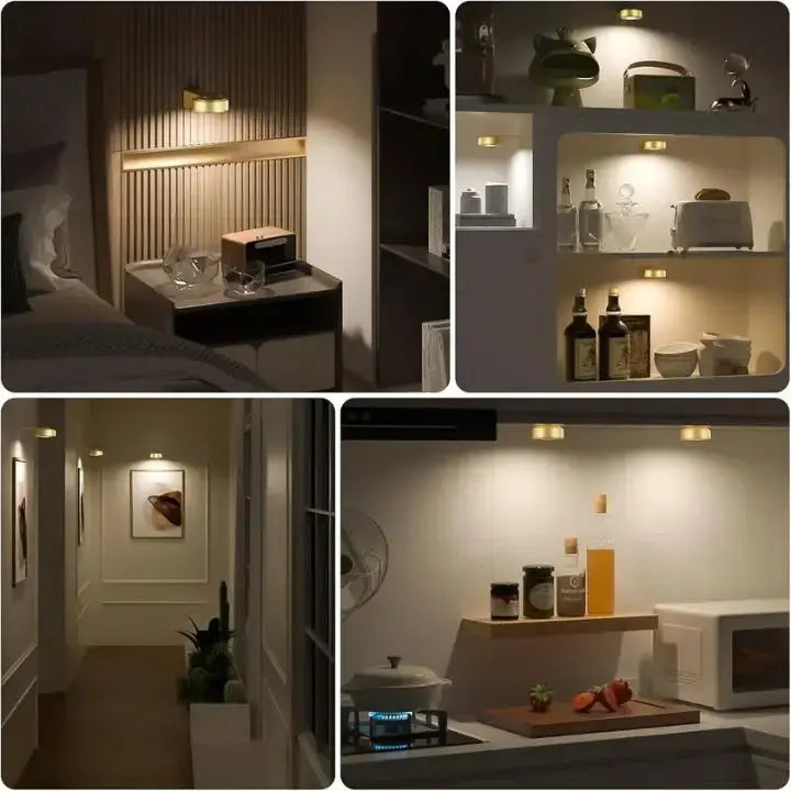 Magnetic LED Picture Light | Wireless Battery Wall Spotlight for Frames
