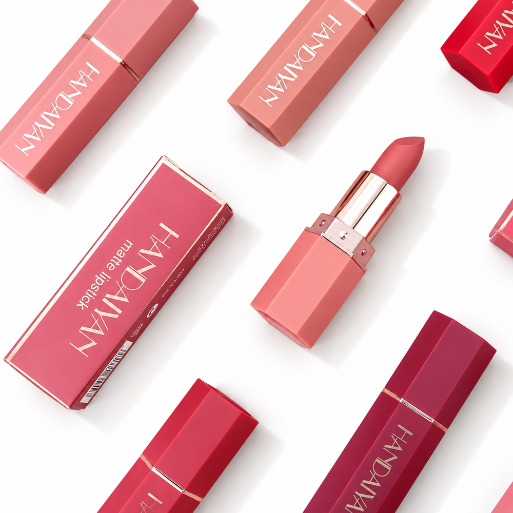 Matte Lipstick Set for Women | 6 Waterproof Long Lasting Shades | Smudge-Proof Non-Sticky Highly Pigmented Velvety Finish