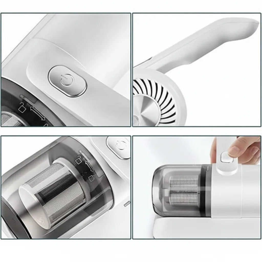 Mattress Vacuum Cleaner | Handheld Bed and Upholstery Vacuum with Wide Brush Head